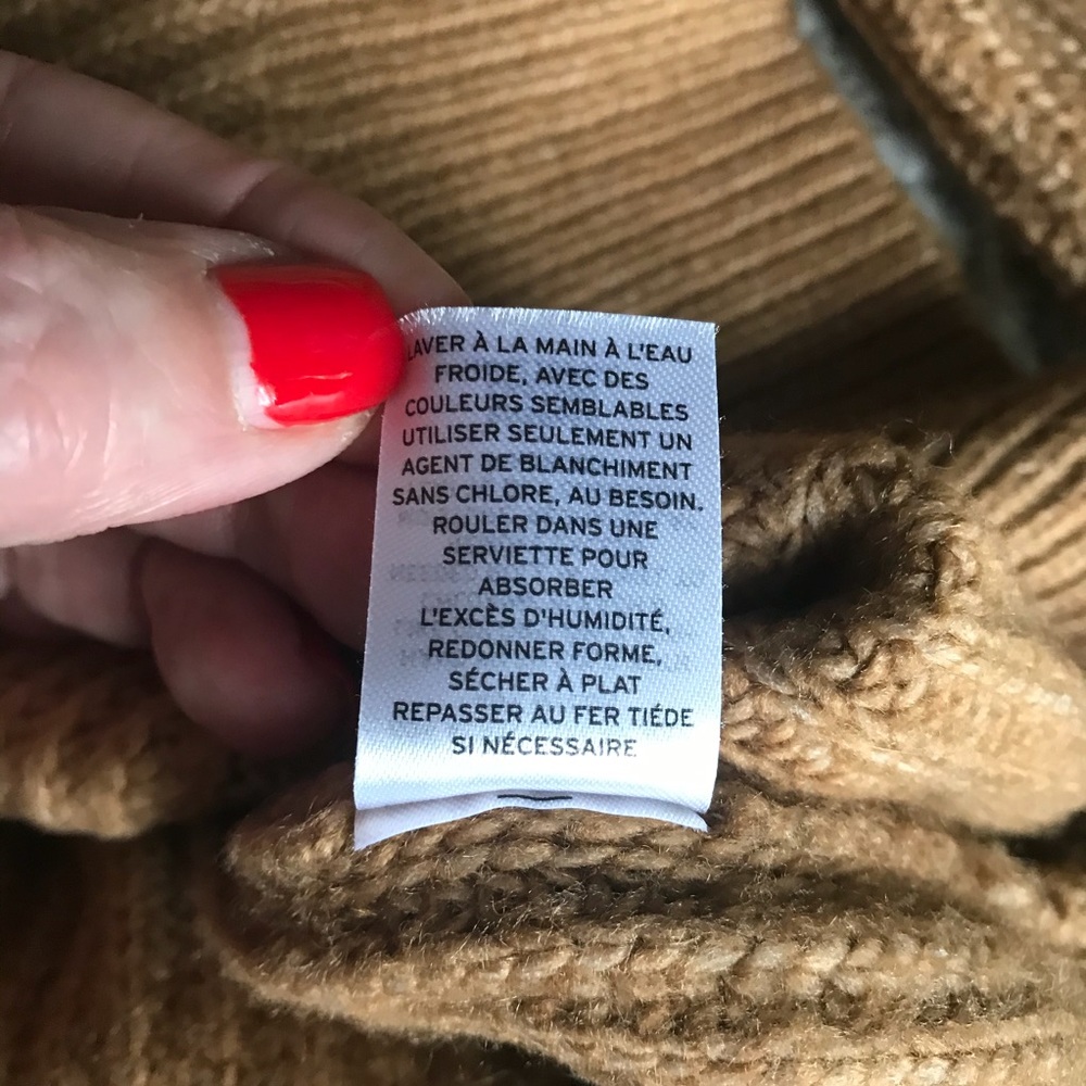 Halogen Oversized Mock Neck Rust Sweater I Or 1 - image 5